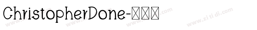 ChristopherDone字体转换