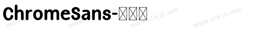 ChromeSans字体转换