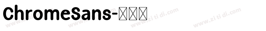 ChromeSans字体转换