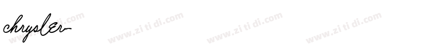chrysler字体转换