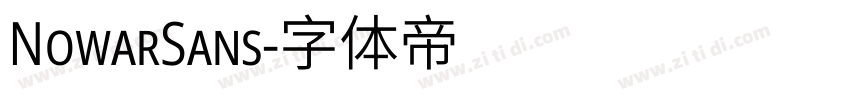 NowarSans字体转换