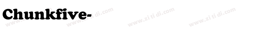 Chunkfive字体转换