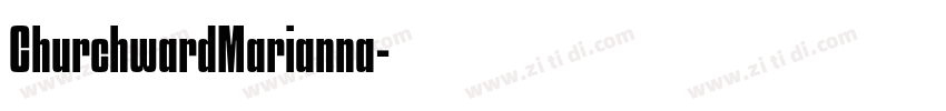 ChurchwardMarianna字体转换