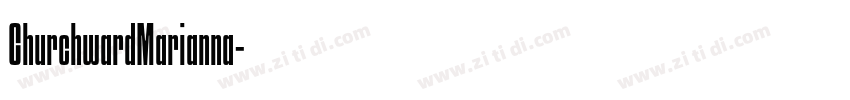 ChurchwardMarianna字体转换