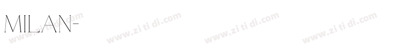 Milan字体转换