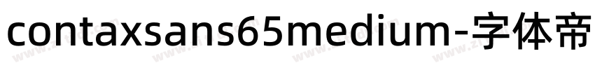 contaxsans65medium字体转换