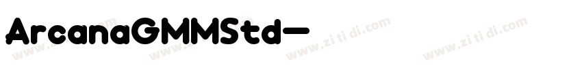 ArcanaGMMStd字体转换