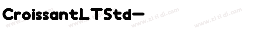 CroissantLTStd字体转换
