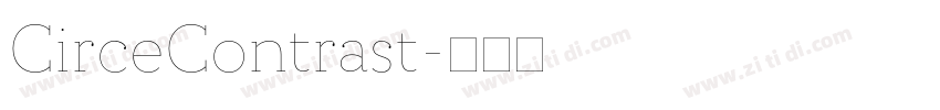 CirceContrast字体转换