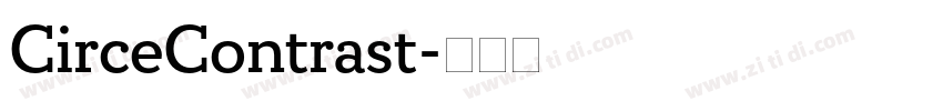 CirceContrast字体转换