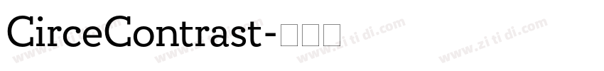 CirceContrast字体转换