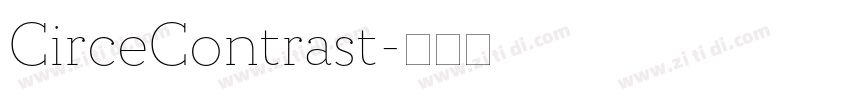 CirceContrast字体转换