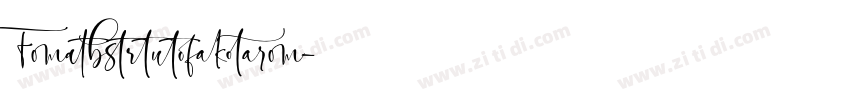AgendaURWLig字体转换