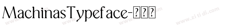 MachinasTypeface字体转换