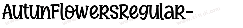 AutunFlowersRegular字体转换 AutunFlowersRegular字体转换