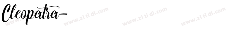 Cleopatra字体转换
