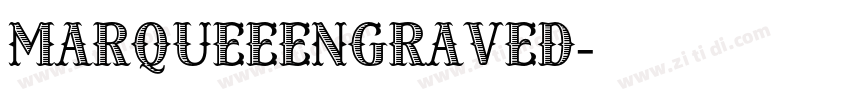 marqueeEngraved字体转换 marqueeEngraved字体转换