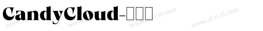 CandyCloud字体转换