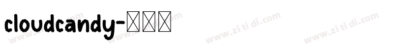 cloudcandy字体转换
