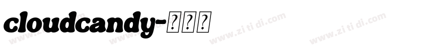 cloudcandy字体转换