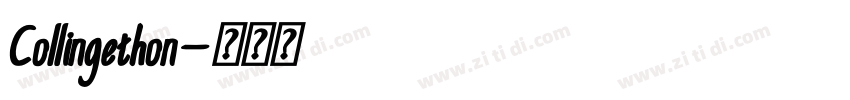 Collingethon字体转换