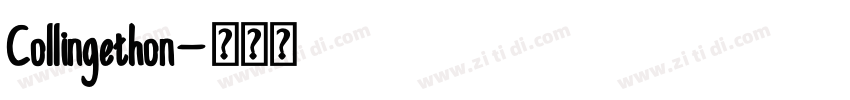 Collingethon字体转换