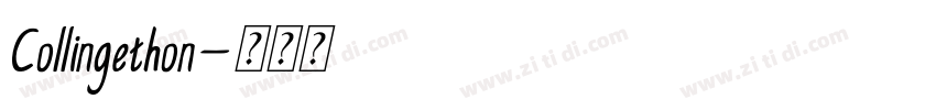 Collingethon字体转换