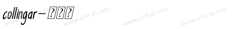 collingar字体转换