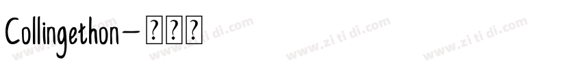 Collingethon字体转换