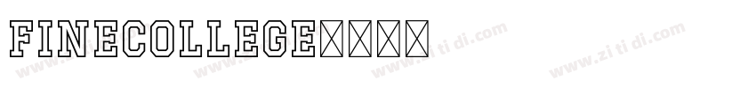 FineCollege字体转换