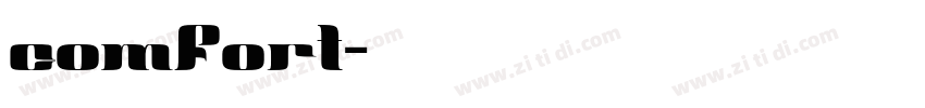 comfort字体转换