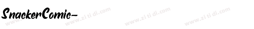 SnackerComic字体转换