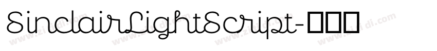 SinclairLightScript字体转换 SinclairLightScript字体转换