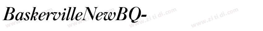 BaskervilleNewBQ字体转换 BaskervilleNewBQ字体转换