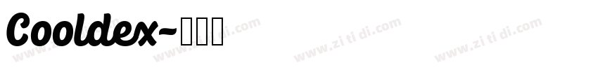 Cooldex字体转换