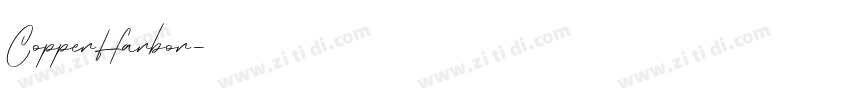 CopperHarbor字体转换