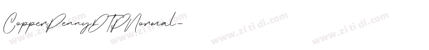CopperPennyDTPNormal字体转换