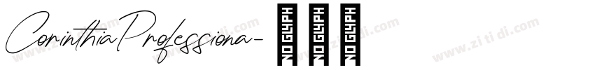 CorinthiaProfessiona字体转换
