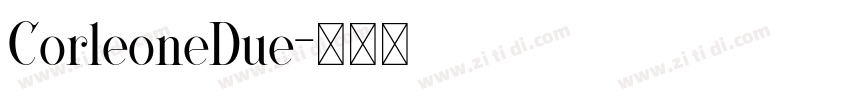CorleoneDue字体转换