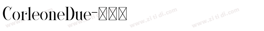 CorleoneDue字体转换