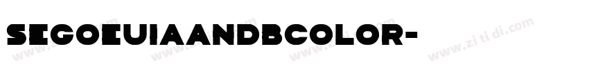 SegoeUIAandBColor字体转换