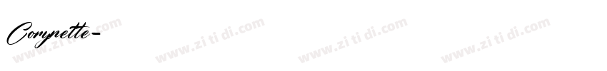 Corynette字体转换