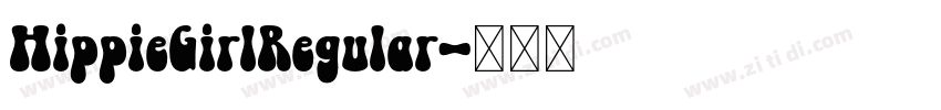 HippieGirlRegular字体转换
