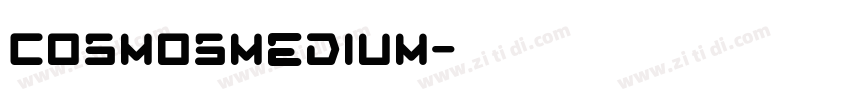 CosmosMedium字体转换