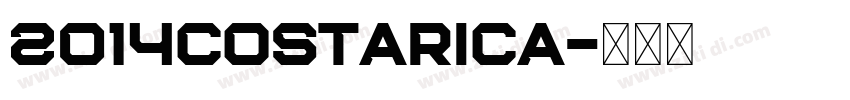 2014CostaRica字体转换