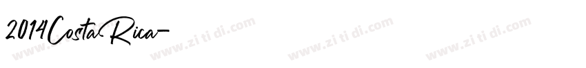 2014CostaRica字体转换