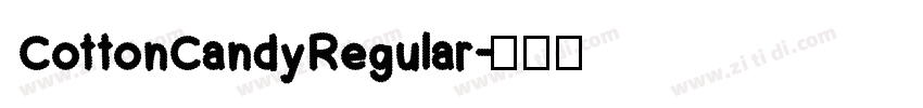 CottonCandyRegular字体转换 CottonCandyRegular字体转换