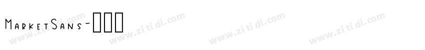 MarketSans字体转换