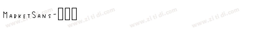MarketSans字体转换
