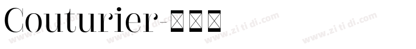 Couturier字体转换